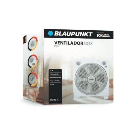 Blaupunkt Box Fan BP2019 Ventilador de Suelo 45W 30cm